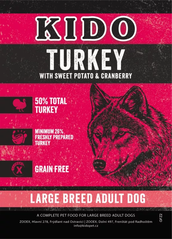 TURKEY (KROCAN) dospělý pes, velké plemeno