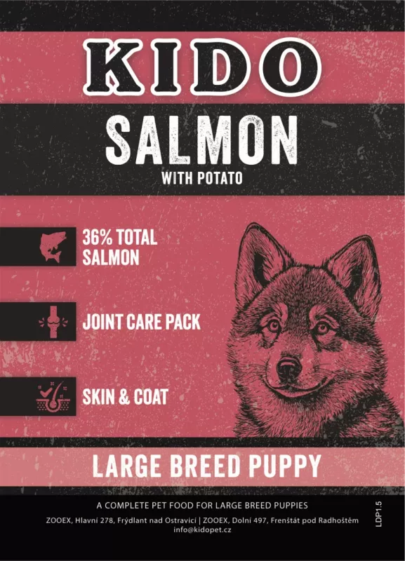 SALMON (LOSOS S BRAMBOREM) puppy velké plemeno